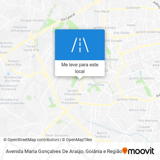 Avenida Maria Gonçalves De Araújo mapa