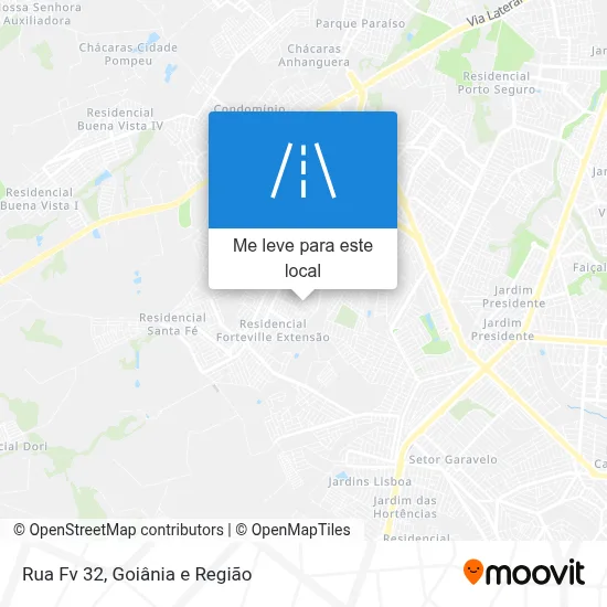 Rua Fv 32 mapa