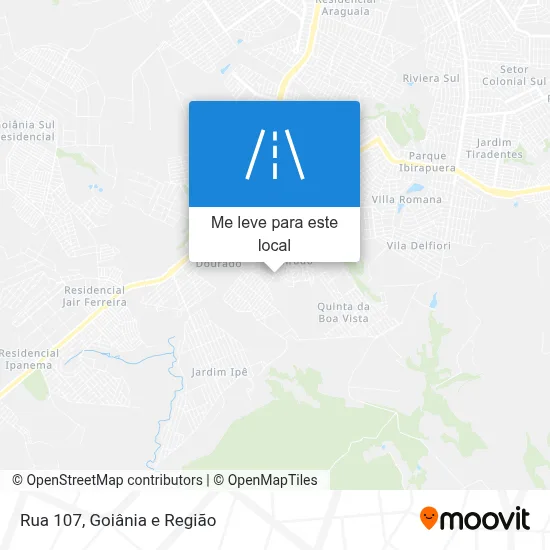 Rua 107 mapa