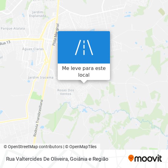 Rua Valtercides De Oliveira mapa