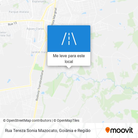 Rua Tereza Sonia Mazocato mapa