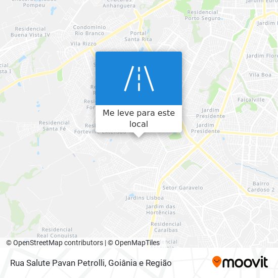 Rua Salute Pavan Petrolli mapa