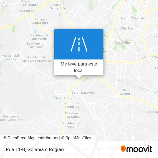 Rua 11-B mapa