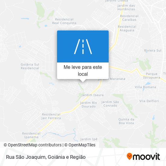 Rua São Joaquim mapa