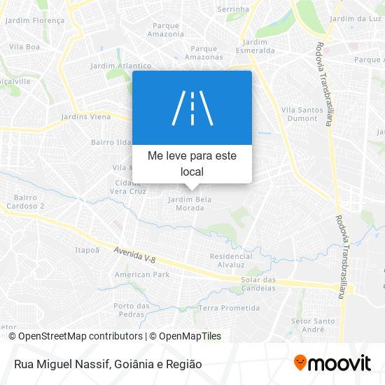 Rua Miguel Nassif mapa