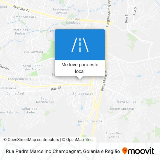 Rua Padre Marcelino Champagnat mapa