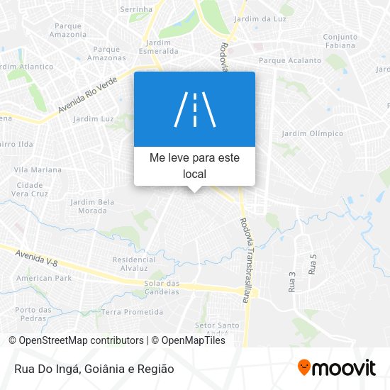 Rua Do Ingá mapa