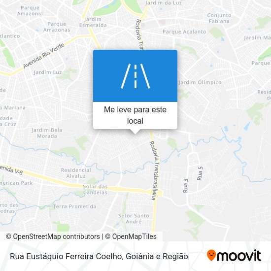 Rua Eustáquio Ferreira Coelho mapa
