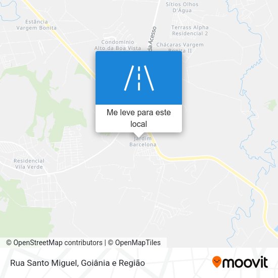 Rua Santo Miguel mapa