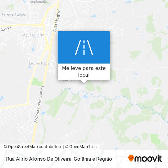 Rua Alírio Afonso De Oliveira mapa