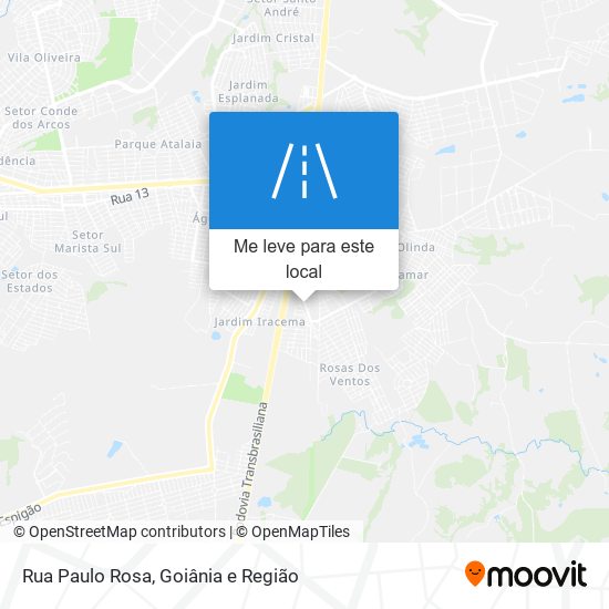 Rua Paulo Rosa mapa