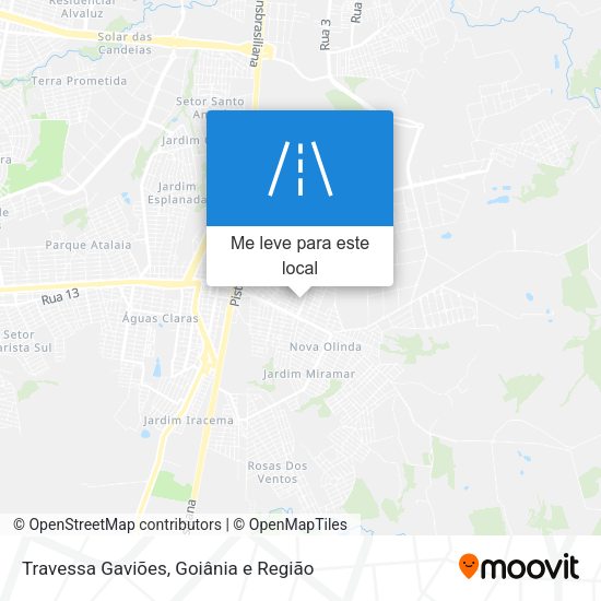 Travessa Gaviões mapa