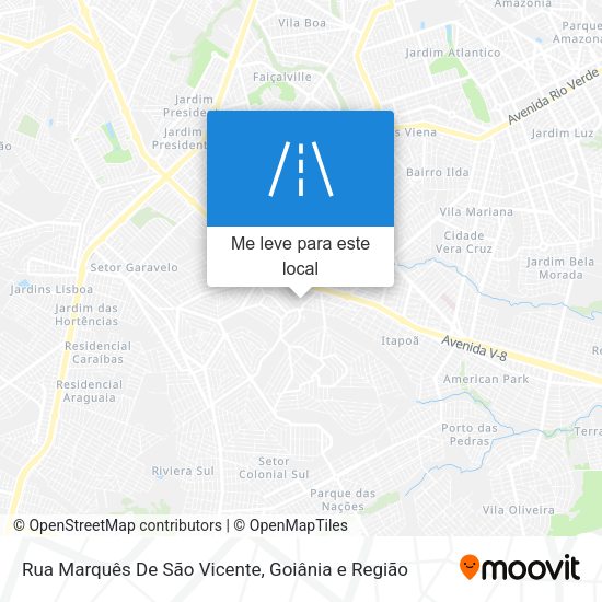 Rua Marquês De São Vicente mapa