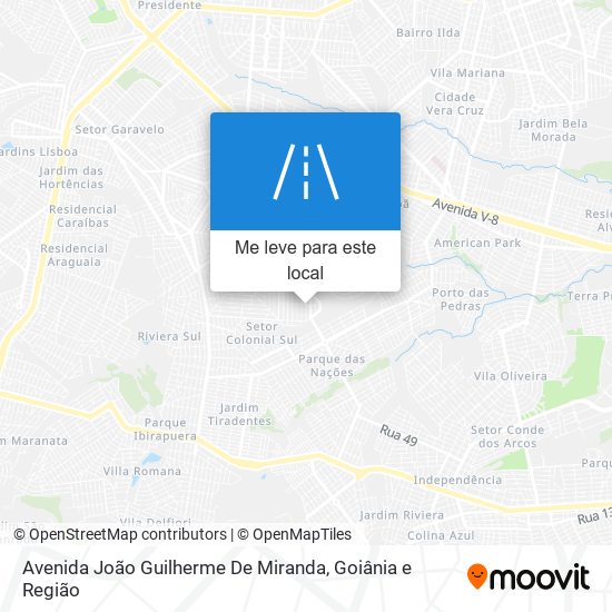 Avenida João Guilherme De Miranda mapa