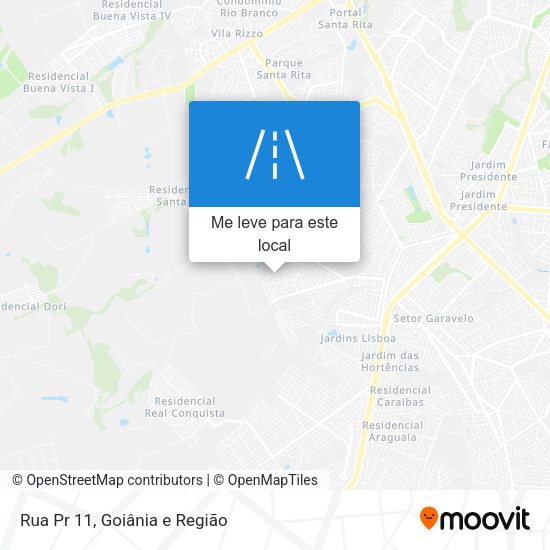 Rua Pr 11 mapa
