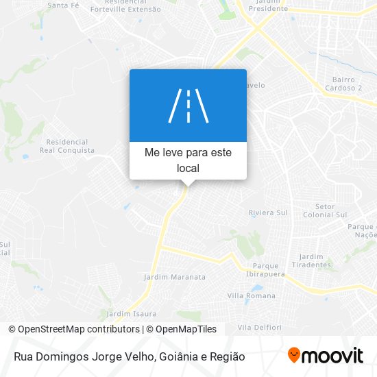 Rua Domingos Jorge Velho mapa