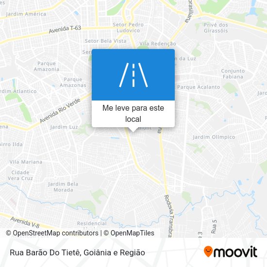 Rua Barão Do Tietê mapa