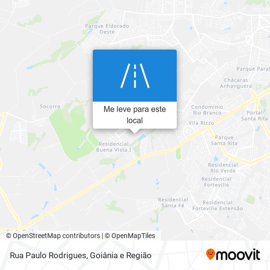 Rua Paulo Rodrigues mapa