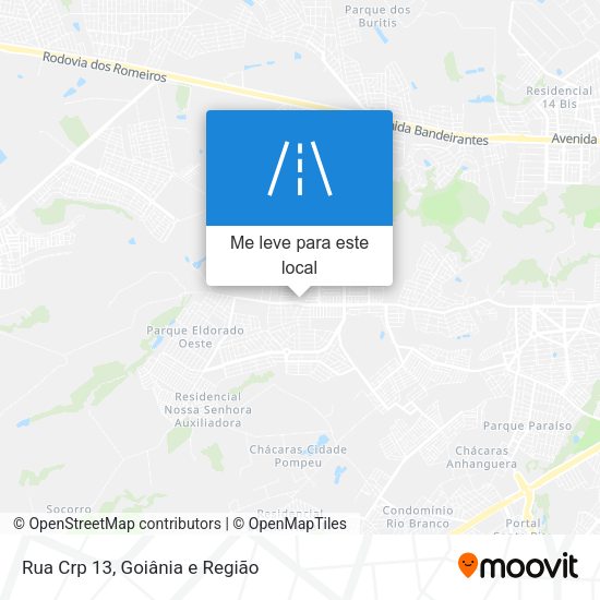 Rua Crp 13 mapa