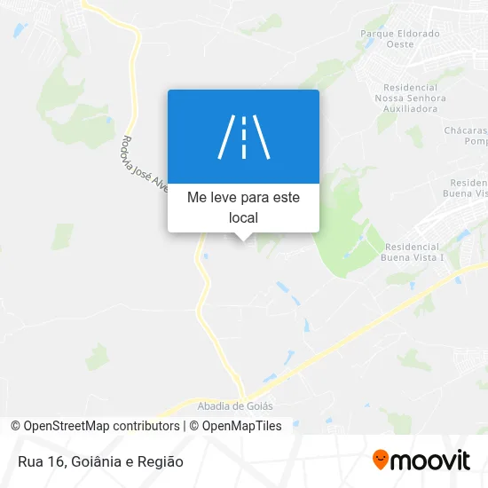 Rua 16 mapa
