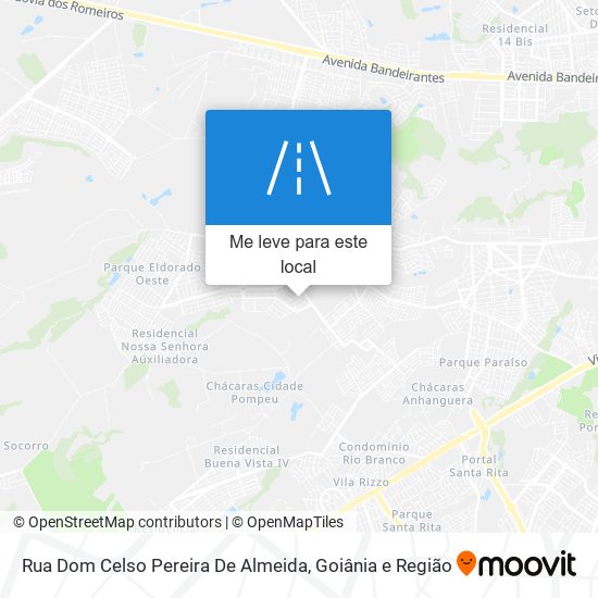 Rua Dom Celso Pereira De Almeida mapa