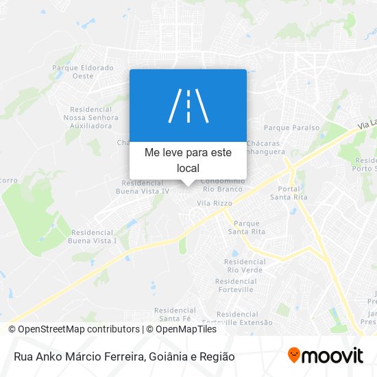 Rua Anko Márcio Ferreira mapa