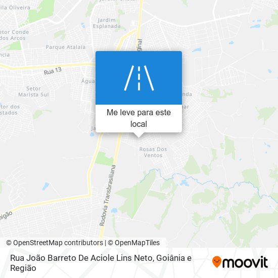 Rua João Barreto De Aciole Lins Neto mapa