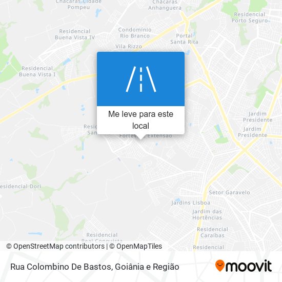 Rua Colombino De Bastos mapa