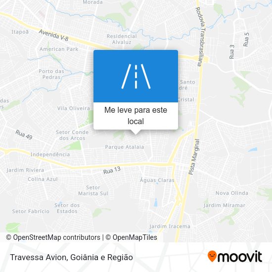 Travessa Avion mapa