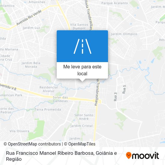 Rua Francisco Manoel Ribeiro Barbosa mapa