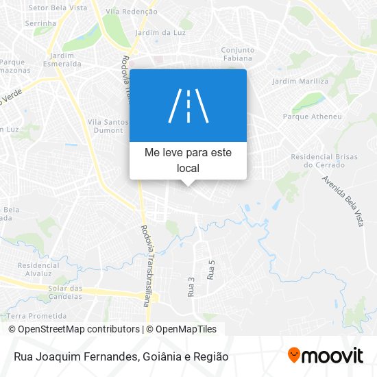 Rua Joaquim Fernandes mapa