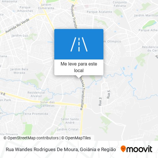 Rua Wandes Rodrigues De Moura mapa