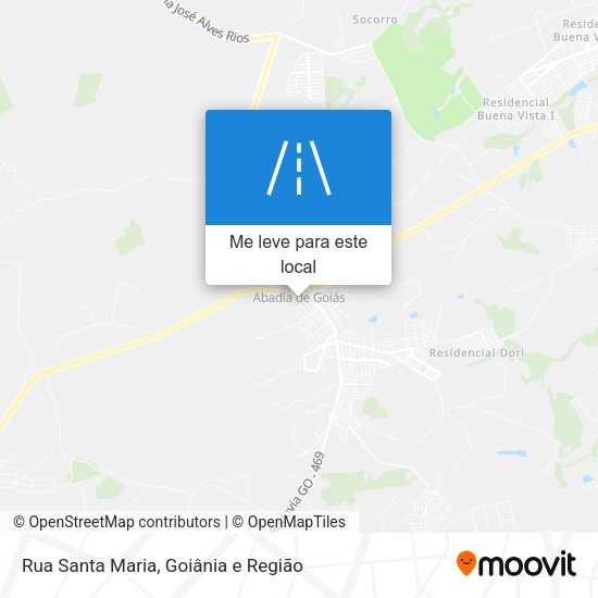Rua Santa Maria mapa