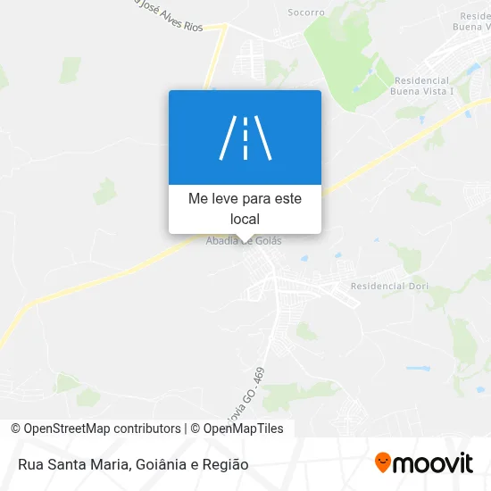 Rua Santa Maria mapa