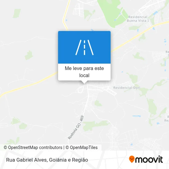 Rua Gabriel Alves mapa