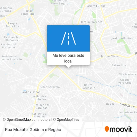 Rua Moaute mapa