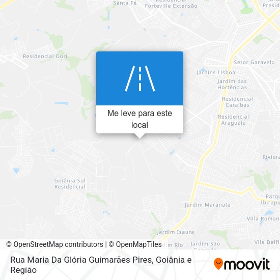 Rua Maria Da Glória Guimarães Pires mapa