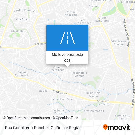 Rua Godofredo Ranchel mapa