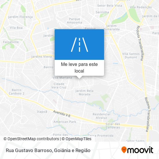 Rua Gustavo Barroso mapa