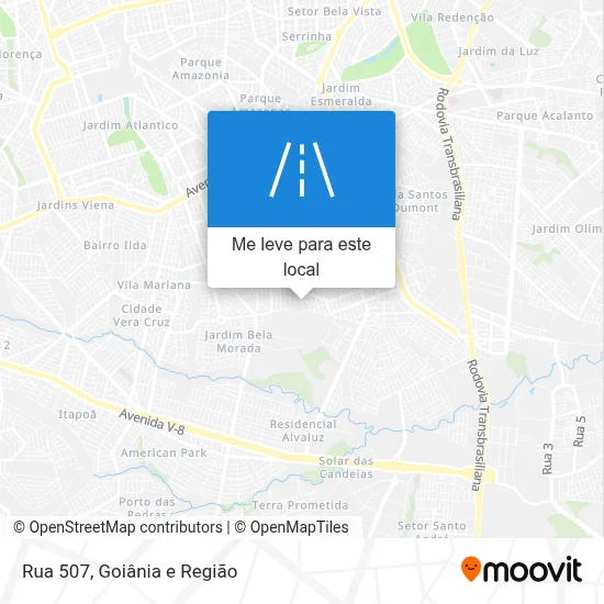 Rua 507 mapa