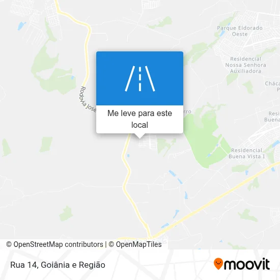 Rua 14 mapa