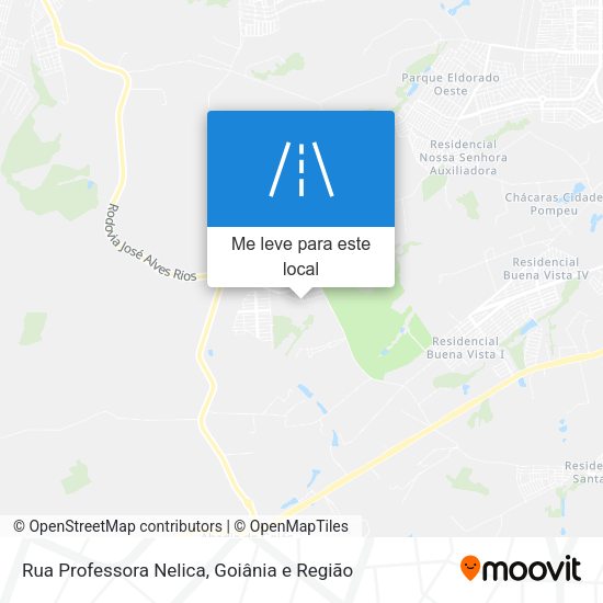 Rua Professora Nelica mapa