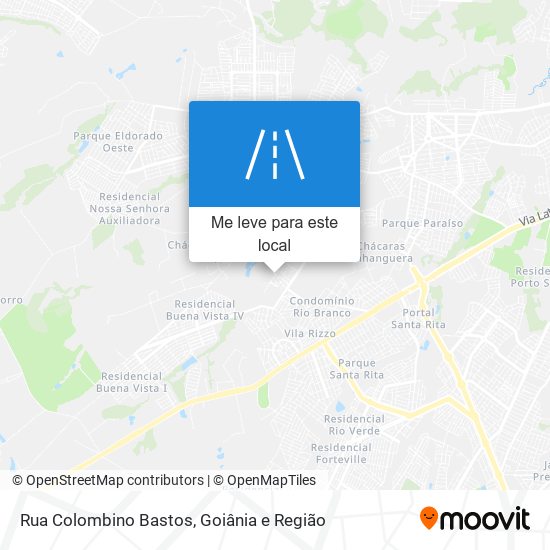 Rua Colombino Bastos mapa
