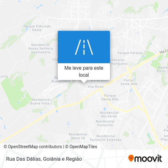 Rua Das Dálias mapa