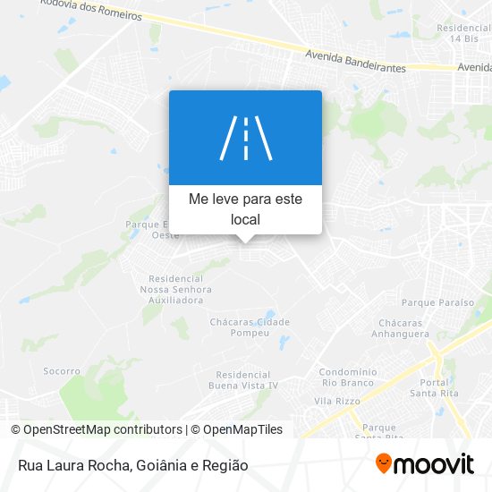 Rua Laura Rocha mapa