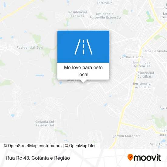 Rua Rc 43 mapa