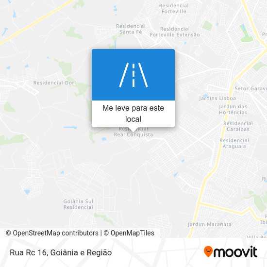 Rua Rc 16 mapa