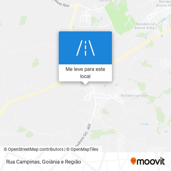 Rua Campinas mapa