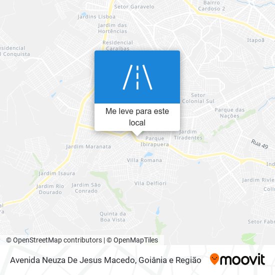 Avenida Neuza De Jesus Macedo mapa