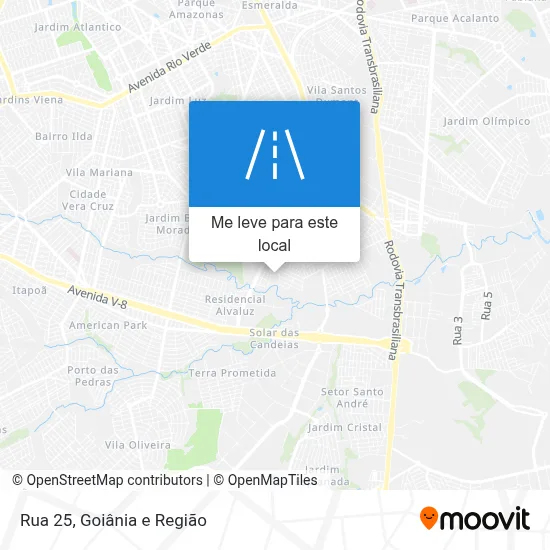 Rua 25 mapa